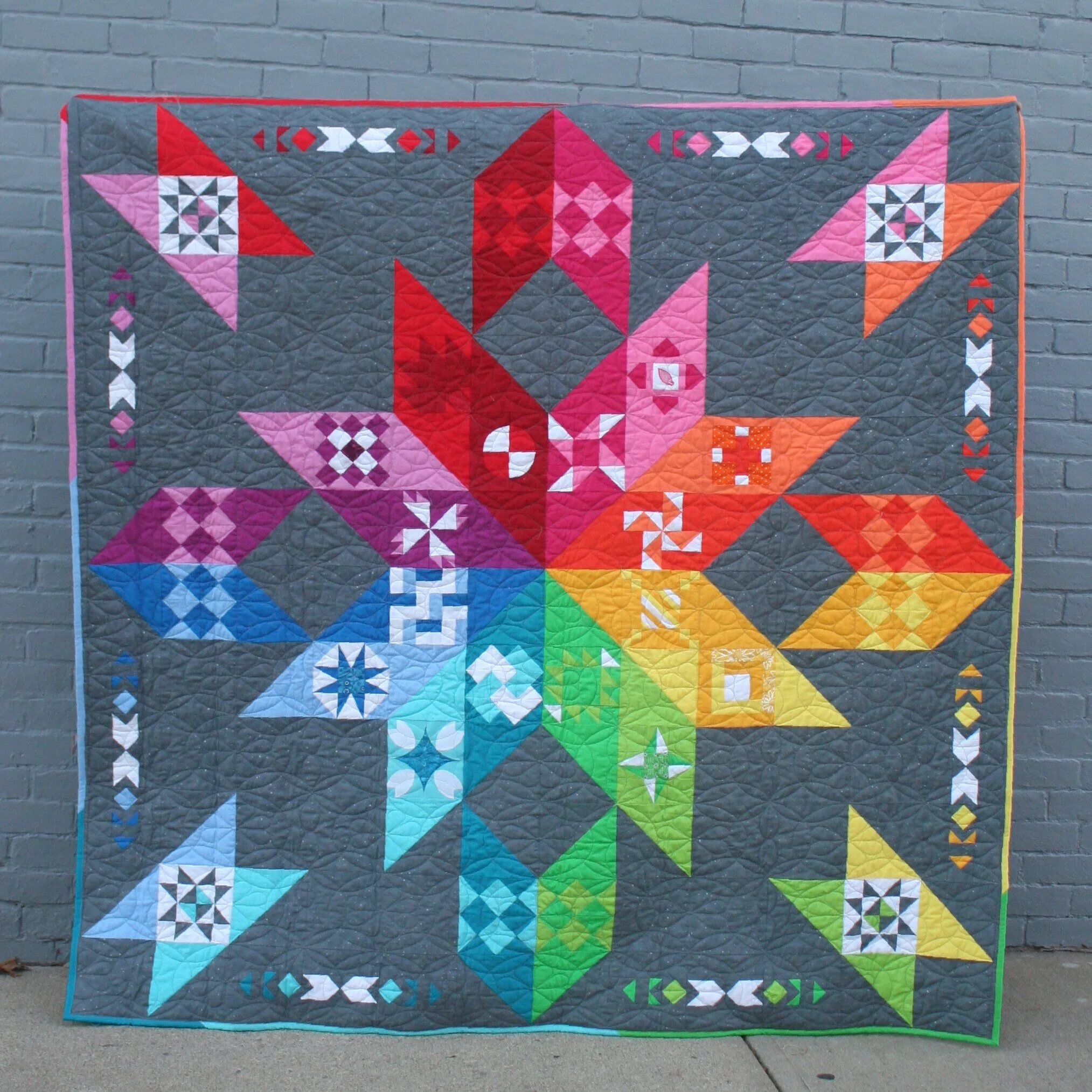 Free Chocolatier Supplement - Skittles Colorway Fabric Aide